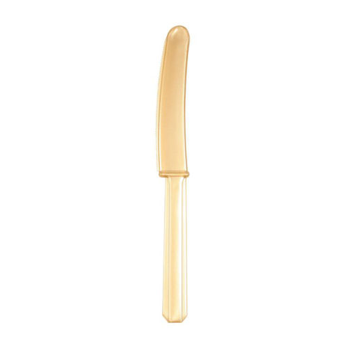 Picture of PLASTIC KNIVES - GOLD